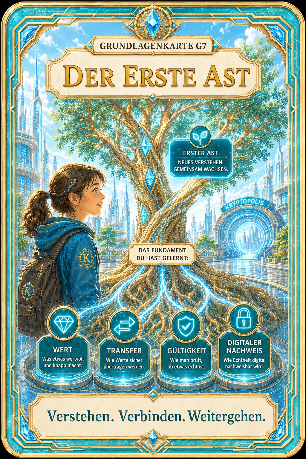 Grundlagenkarte G7 Der erste Ast.